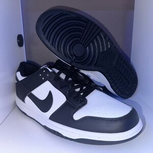 Size 12 - New Nike Dunk Low Black White (No box)